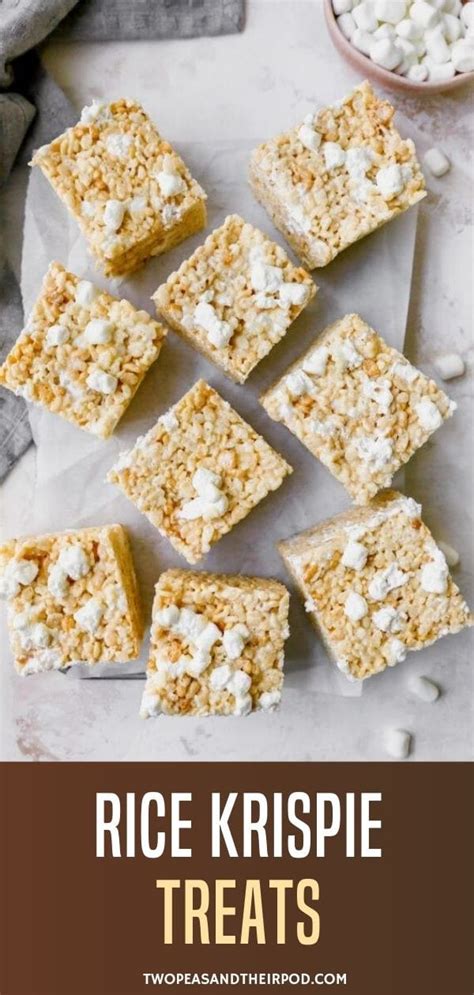 Rice Krispie Treats {thick And Gooey} Two Peas And Their Pod