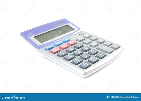 calculator stock photo image  electronics bank color