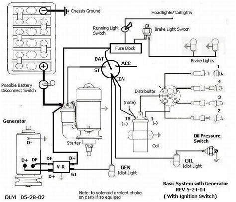 volkswagen alternator wiring diagram