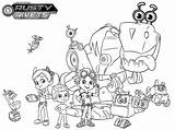Rusty Rivets Coloring Pages Ruby sketch template