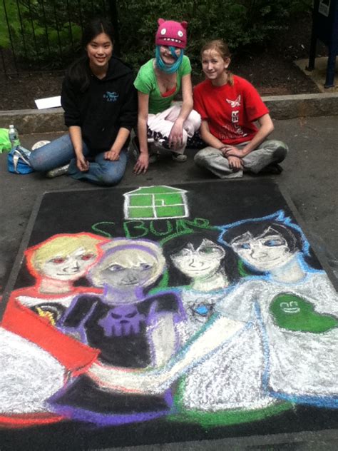 homestuck chalk drawing part 2 by red clover dragon on deviantart