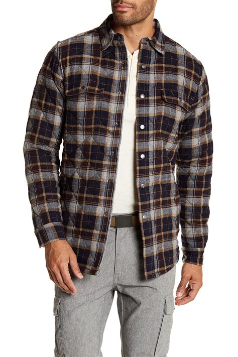 quilted reversible flannel shirt  tailor vintage  atnordstromrack