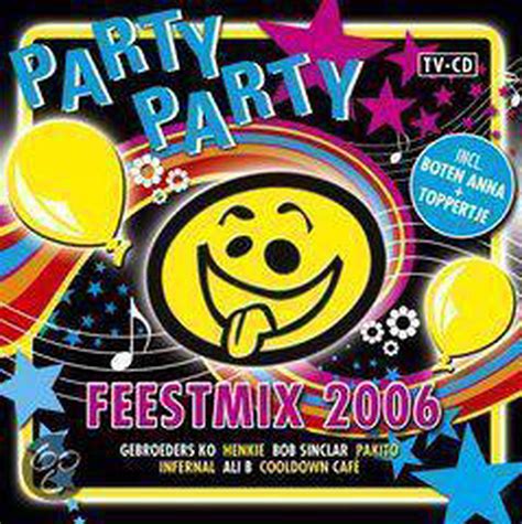 bolcom party party feestmix  variousx cd album muziek