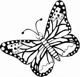 Butterfly Coloring Flying Printable Pages sketch template