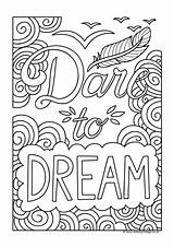 Colouring Dream Pages Coloring Dare Printable Color Getcolorings Colour Print sketch template