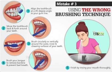 tooth brushing mistakes   avoid top  home remedies