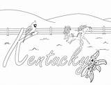 Coloring Kentucky Pages Derby Sheets Getdrawings Getcolorings Printable Color Colorings sketch template