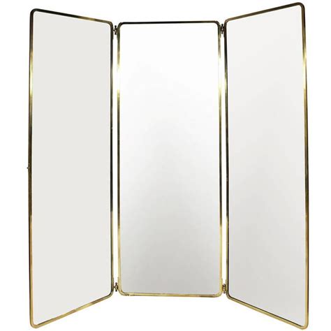 full length brass folding mirror  stdibs foldable mirror full length full length