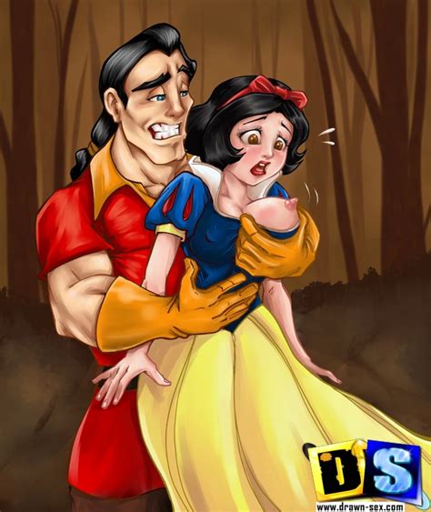 pretty snow white gets ravaged by dude squeezing her tits and poking her ass cartoontube xxx