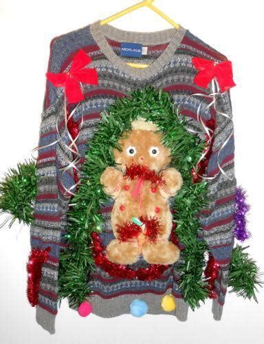 naughty ugly christmas sweater ebay