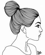 Drawing Pro Drawings Side Face Outline Line People Girl Woman Sketch Simple Sideways Illustration Getdrawings Clipartbest Head Flickr Pencil Girls sketch template
