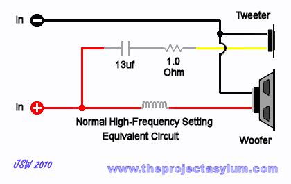 siwire audio crossover circuit