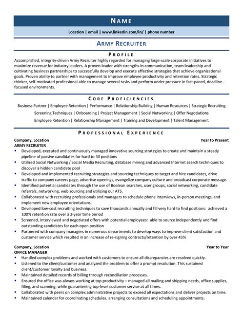 resume  recruiter riset