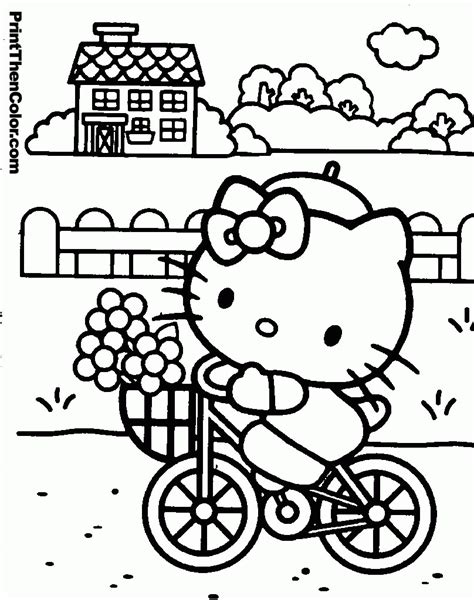 full size  kitty coloring pages clip art library