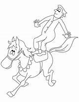 Coloring Pages Horse Show sketch template