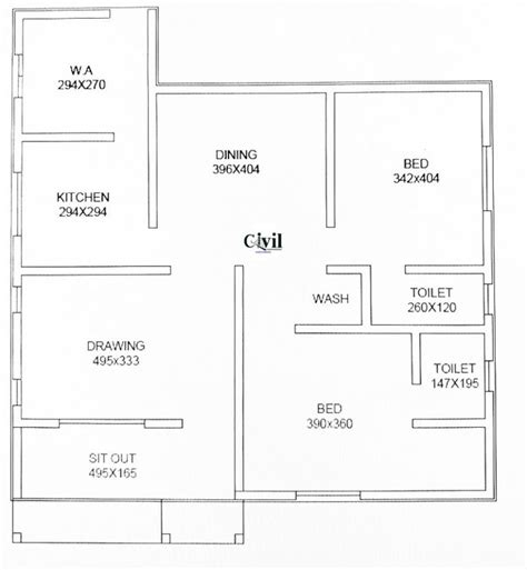 sq ft bhk modern single floor house   plan engineering