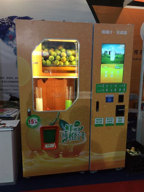 freshly squeezed orange juice vending machine manufacturer