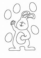 Easter Coloring Pages Bunny Cute Baby Drawing Eggs Getdrawings sketch template