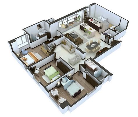 shaped house plans  bedrooms house design ideas