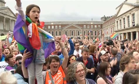 ireland same sex marriage supporters celebrate referendum