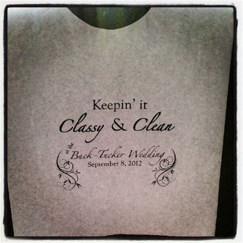 Keeping It Classy And Clean With A Sand Scripts Custom Imprinted Bib