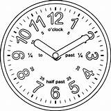 Coloring Clock Wecoloringpage Pages sketch template