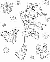 Polly Pocket Coloring Pages Polli Print Colouring Dinokids Popular sketch template