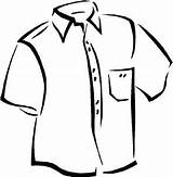 Shirt Blank Outline sketch template