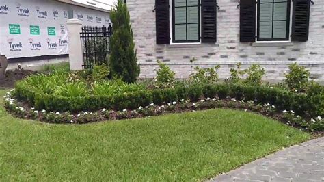 residential landscaping project  kenner la fresh cut landscaping