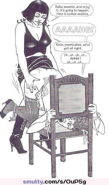 femdom strapon cartoon pegging sissy tiedup caption