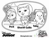 Callie Sheriff Howdy Colouring Toby Kolorowanki Kaja Szeryf Trio Tomorrowland Dzieci Birijus Mamasmission sketch template