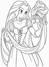 Rapunzel Pages Princess Coloring Colouring Disney Printable Divyajanani sketch template