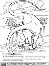Dover Dinosaurs Jurassic sketch template