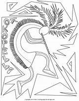 Kokopelli Coloring Pages American Native Southwest Pottery Color Adults Printable Getcolorings Who Mac Drawing Print Getdrawings Colorings sketch template