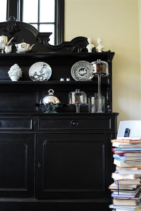 black buffet dining room design elements  style black buffet