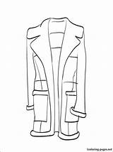 Coat Coloring Pages Getcolorings Printable Sheepskin Color sketch template