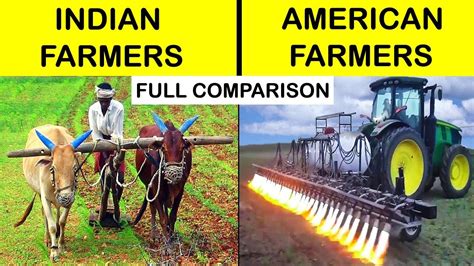indian farmer  american farmer full comparison  hindi american