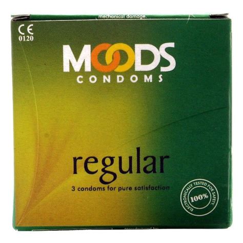Moods Regular Condoms Unflavored 3 Piece Moods Condoms Condoms Mood