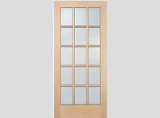 Grade Solid Exterior Entry or Patio French Doors Wood Door
