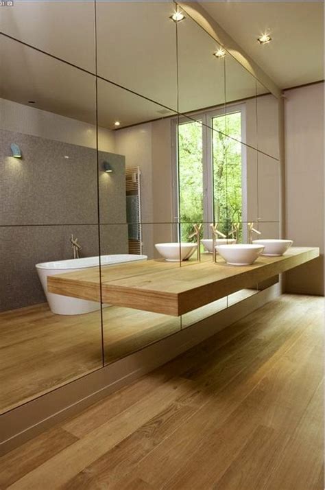 meuble salle de bain bois   de style rustique