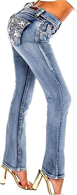 Sexy Couture Women S Rhinestone Mid Rise Bootcut And Skinny Style Stretch