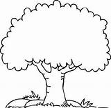 Tree Coloring Pages Kids Printable Trees Clip Apple Sheets Family Clipart Math Desktop Preschool sketch template