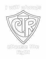 Ctr Lds Shield sketch template