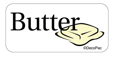 butter label decopac