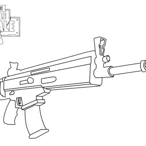fortnite coloring pages weapon pumpkin launcher  printable