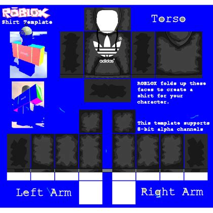 adaecfaccfdc  roblox shirt hoodie template black adidas jacket