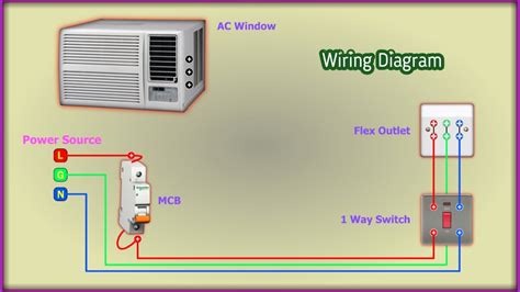 vidio window ac wiring diagram electrical simulation electrical  electronics