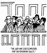 Jury Cartoon 2640 Defendant Guilty Cartoons Computers Juror Saying Find Mchumor sketch template
