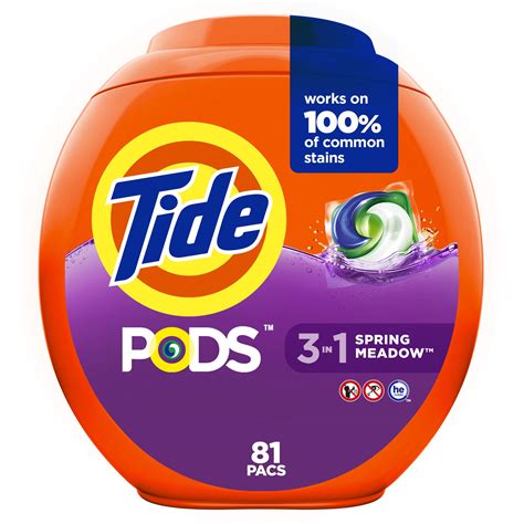 buy tide pods laundry detergent soap pods spring meadow  count tide laundry detergent liquid
