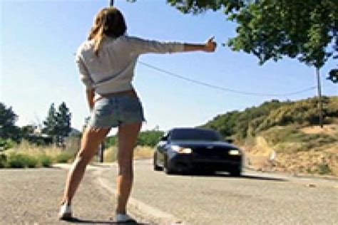 teen hitchhiker pulled over wrong car fuqer video